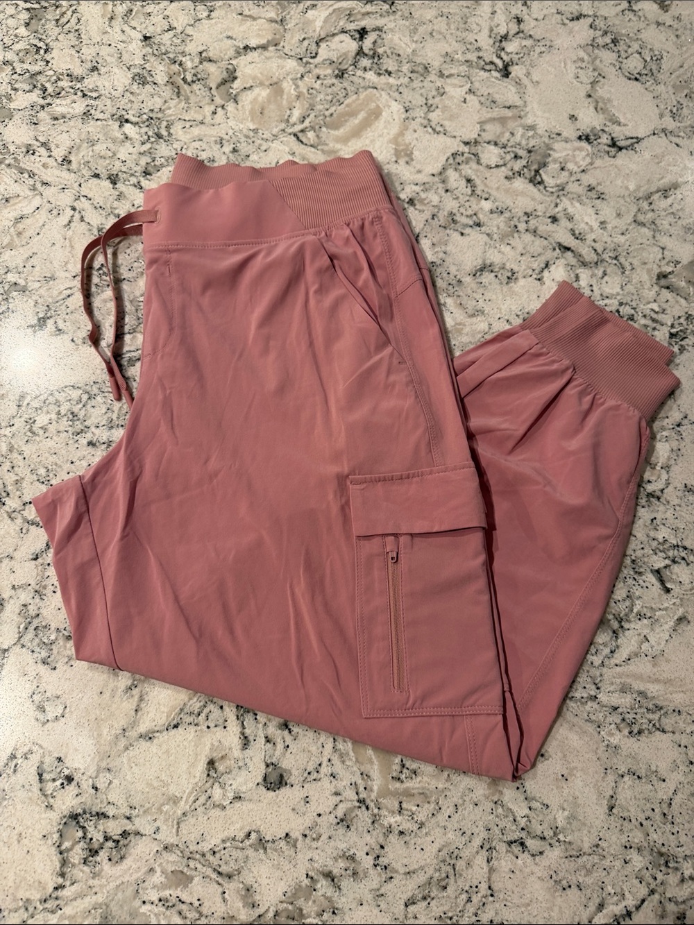 all in motion Dusty Rose Cargo Jogger Pants